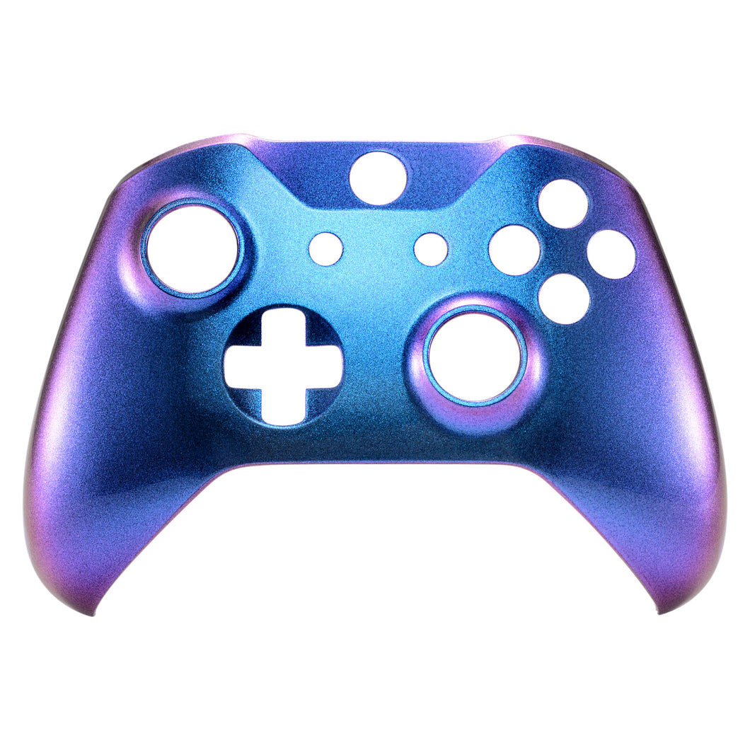Glossy Chameleon Blue Purple Front Shell For Xbox One S Controller-SXOFP01WS