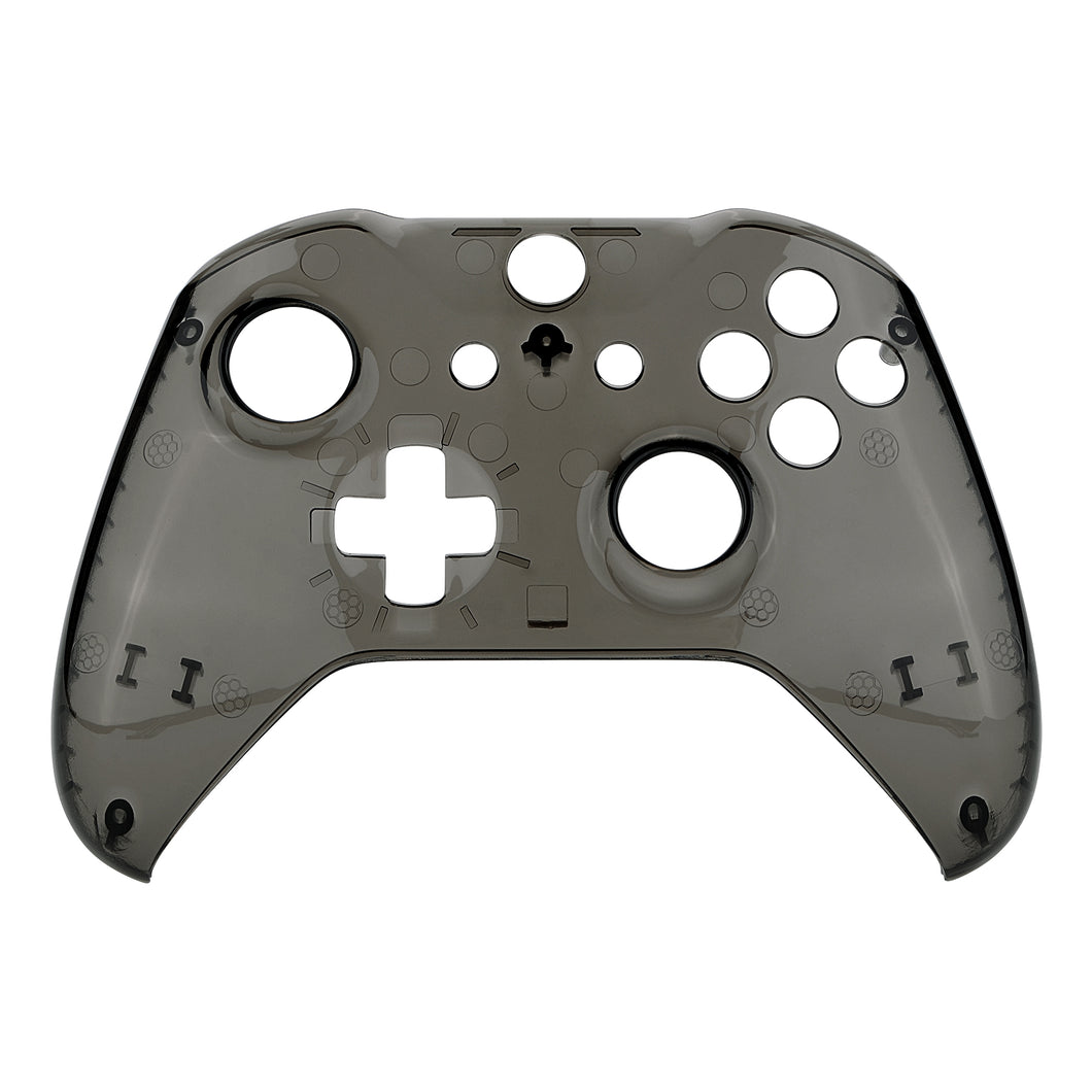 Glossy Clear Black Front Shell For Xbox One S Controller-SXOFM07GWS