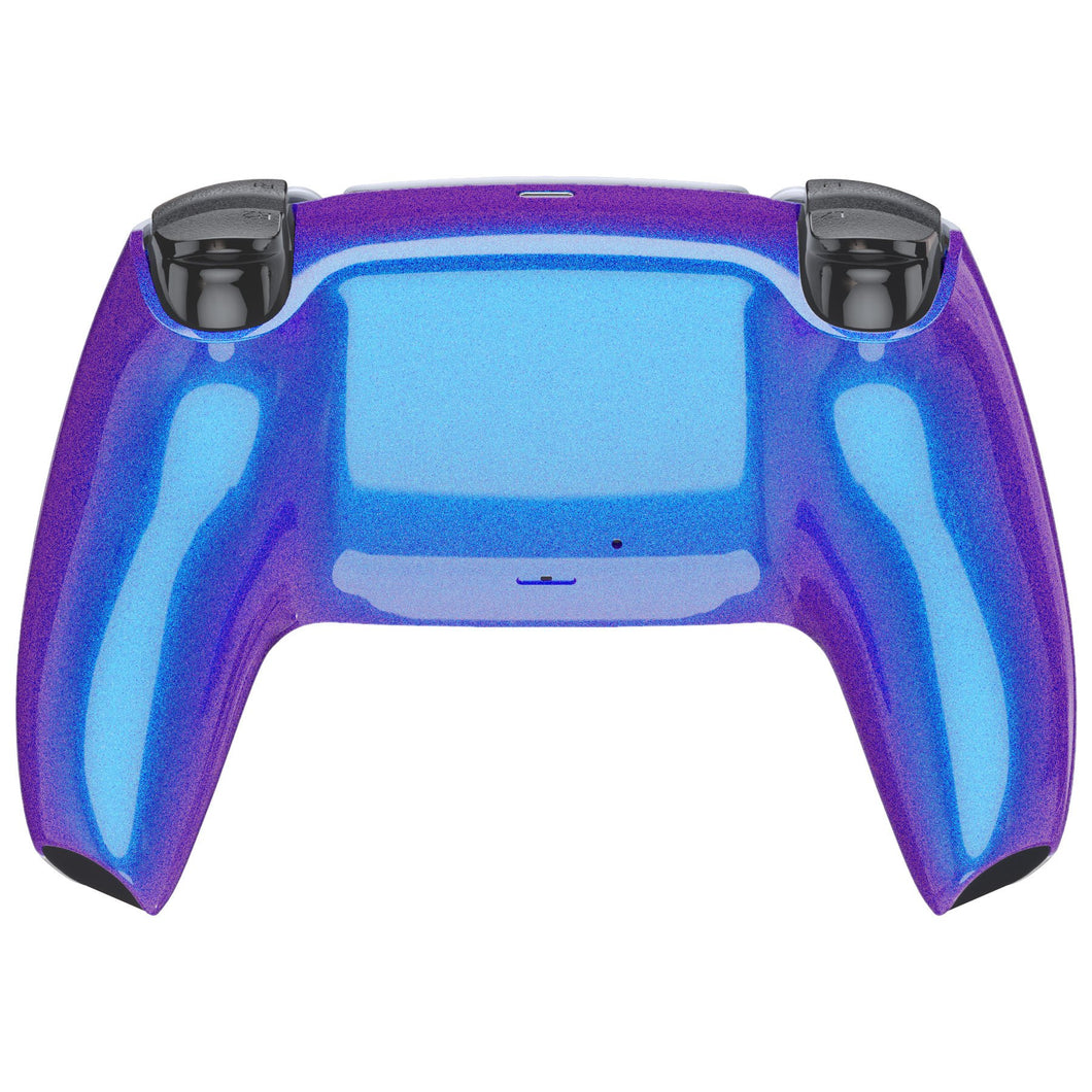 Glossy Chameleon Blue Purple Back Shell Compatible With PS5 Controller-DPFP3001WS
