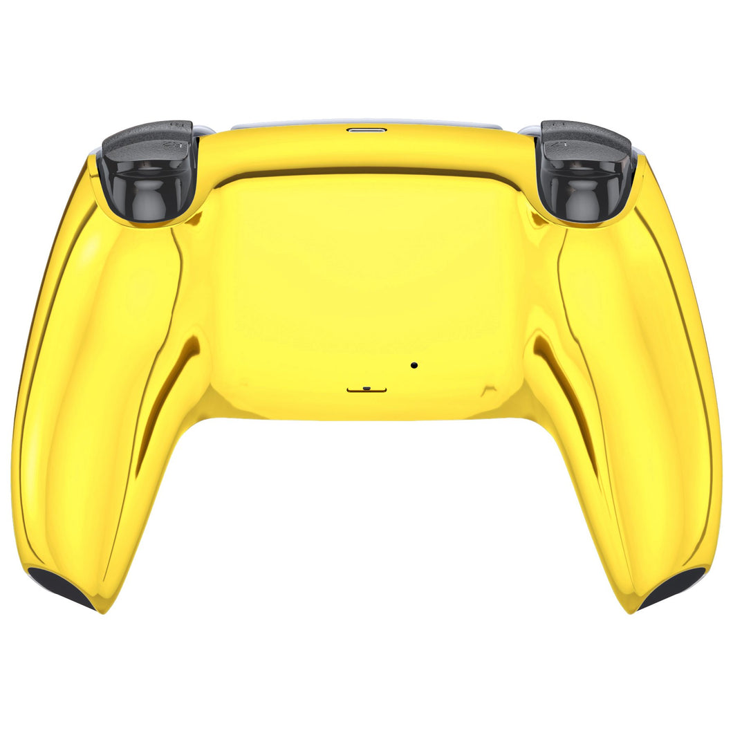Glossy Chrome Gold Back Shell Compatible With PS5 Controller-DPFD4001WS