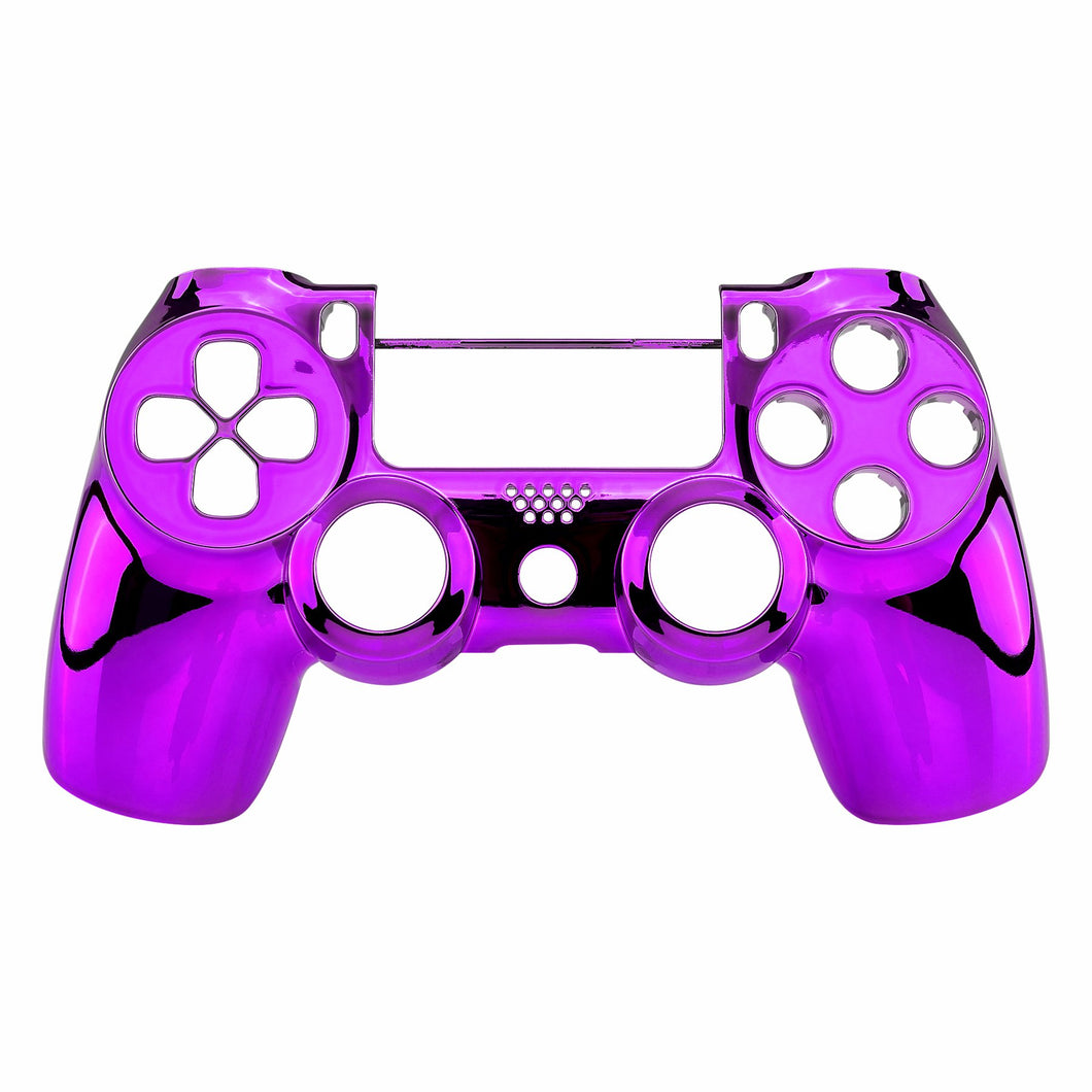 Glossy Chrome Purple Front Shell Compatible With PS4 Gen2 Controller-SP4FD09WS