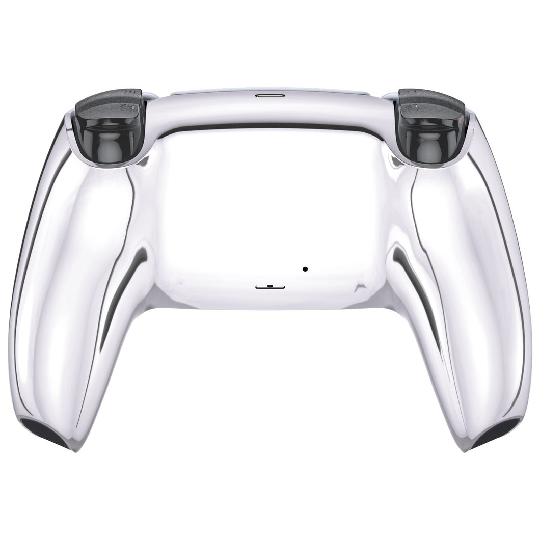 Glossy Chrome Silver Back Shell Compatible With PS5 Controller-DPFD4002WS