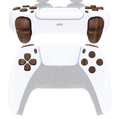 Wooden Grain 11in1 Button Kits For PS5 Controller BDM-010 & BDM-020 - JPF9001G2WS - Extremerate Wholesale