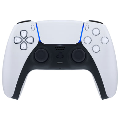 Solid White Front Shell Compatible With PS5 Controller-MPFM5006WS - Extremerate Wholesale