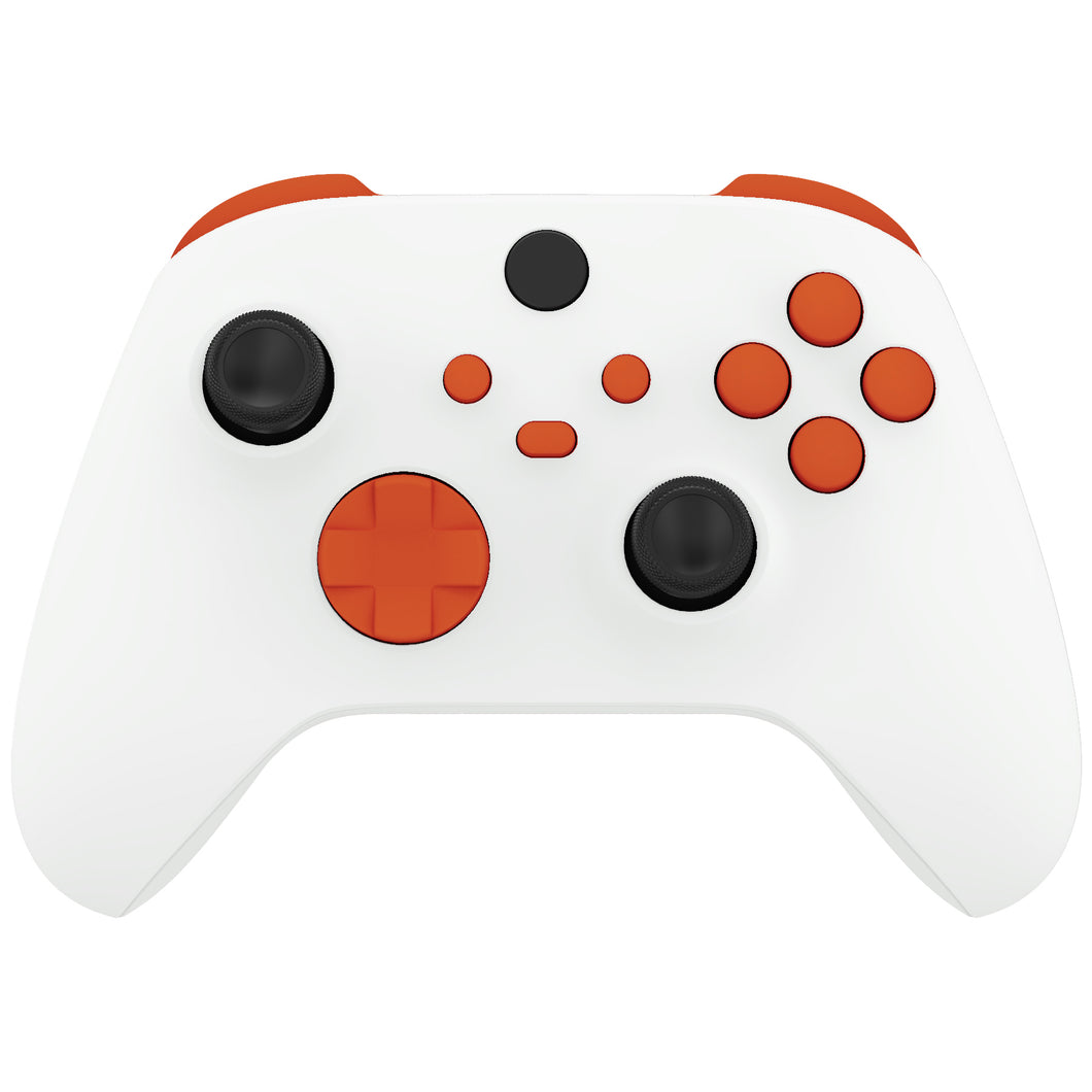 Blank Bright Orange 13in1 Button Kits For Xbox Series X/S Controller-JX3504WS