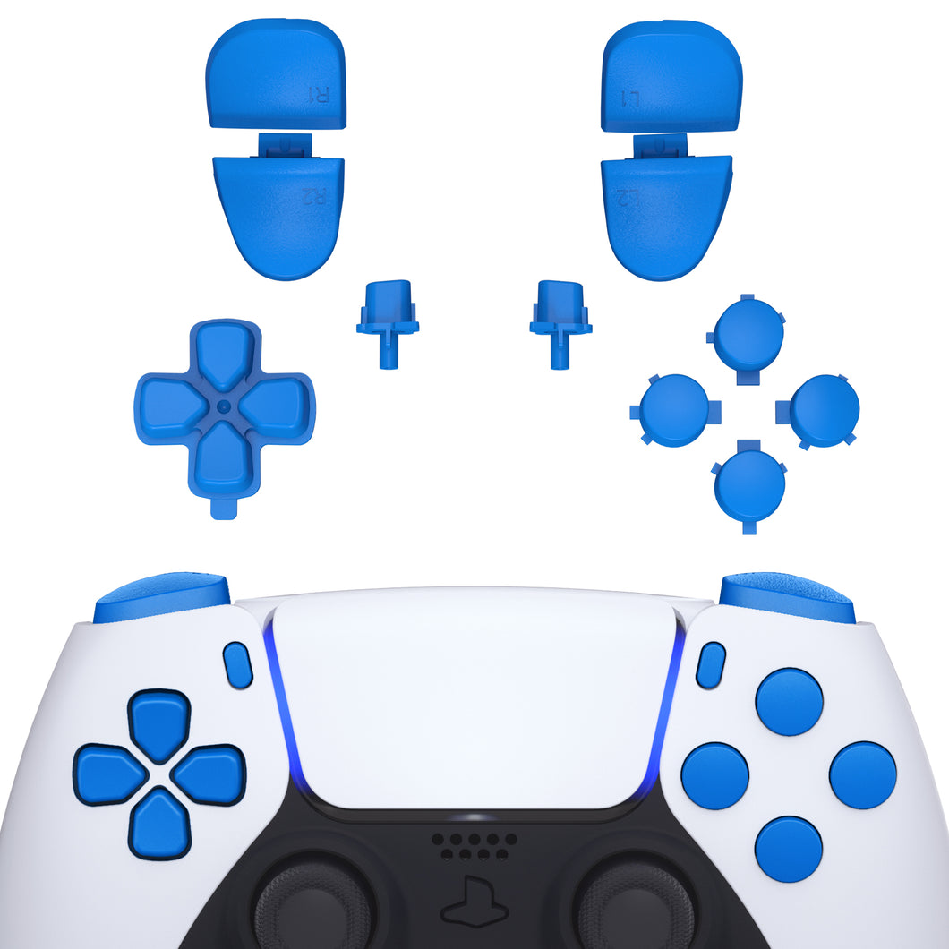 Matte UV Deep Blue 11in1 Button Kits Compatible With PS5 Controller BDM-030 - JPF1005G3WS