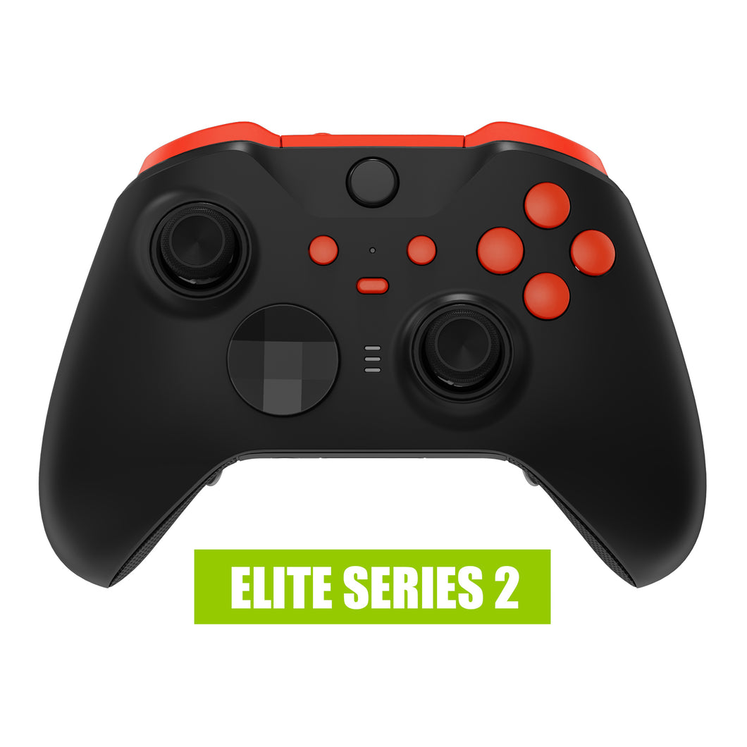 Matte UV Bright Orange 12in1 Button Kits For Xbox One-Elite2 Controller-IL104WS