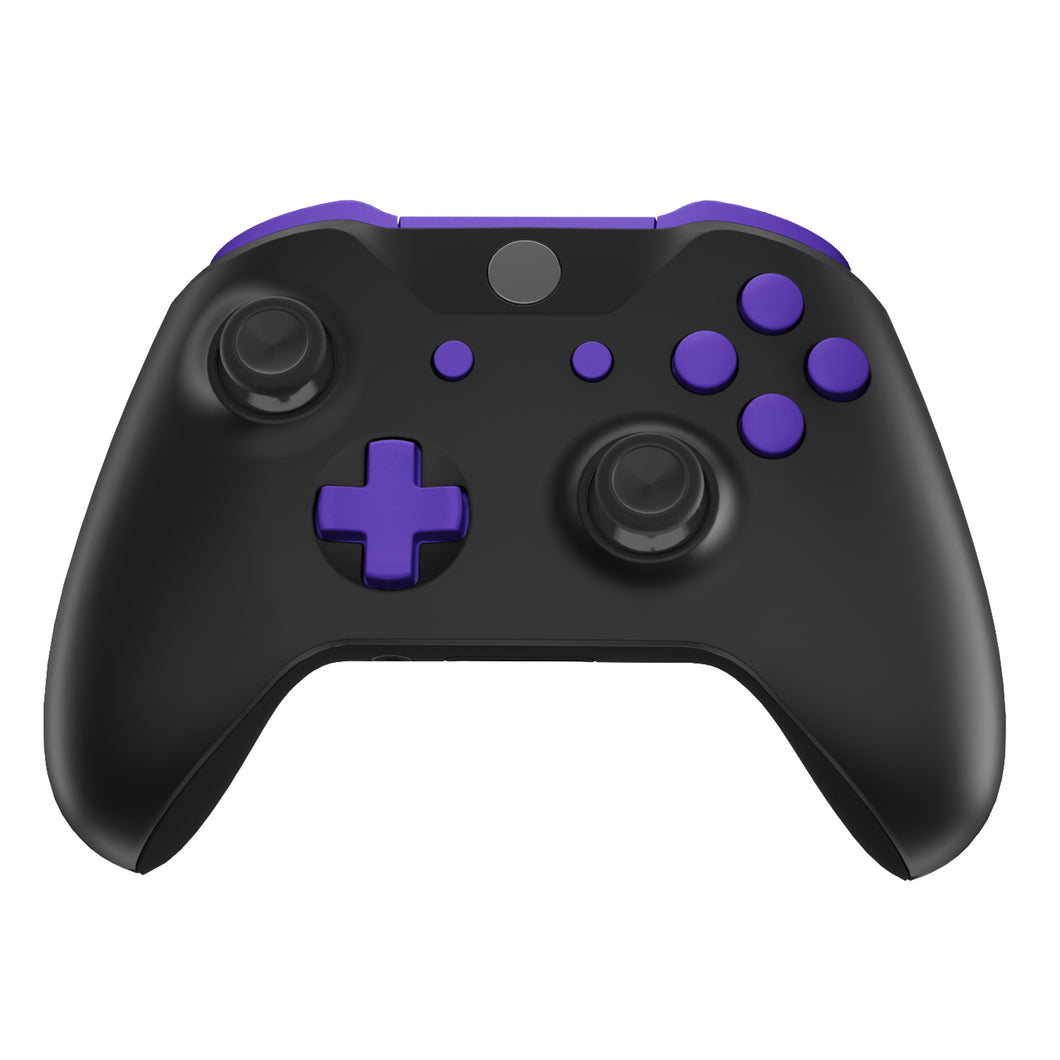 Matte UV Dark Purple RTLT + RBLB + Sync +Top Middle Bar (around guide)+ ABXY + Start/Back + Dpad For XBOX One S Controller-SXOJ0216WS