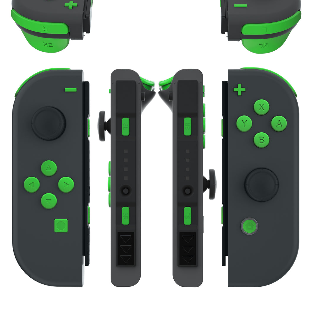 Matte UV Lime Green 21in1 Button Kits For NS Switch Joycon & OLED Joycon-AJ233WS