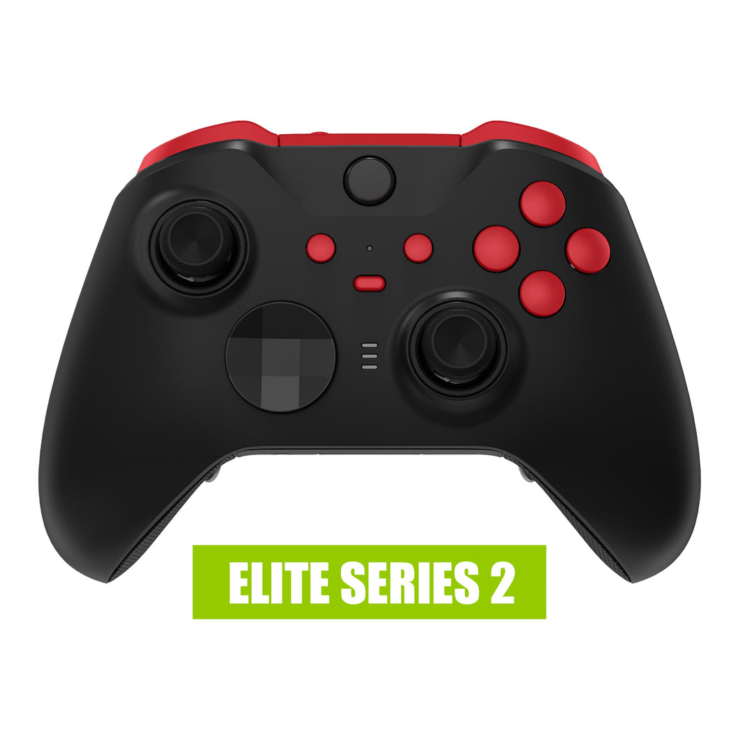 Matte UV Passion Red 12in1 Button Kits For Xbox One-Elite2 Controller-IL132WS