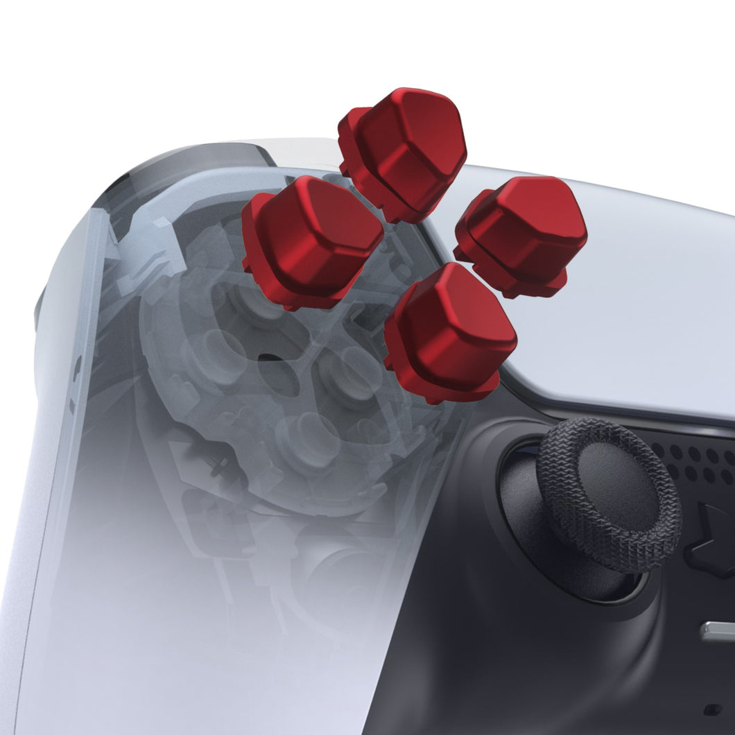 Vampire Red Ergonomic Split D-pad Direction Buttons (SDP Buttons) For PS5 & PS5 Edge & PS4 All Model Controller -JPF8013WS - Extremerate Wholesale
