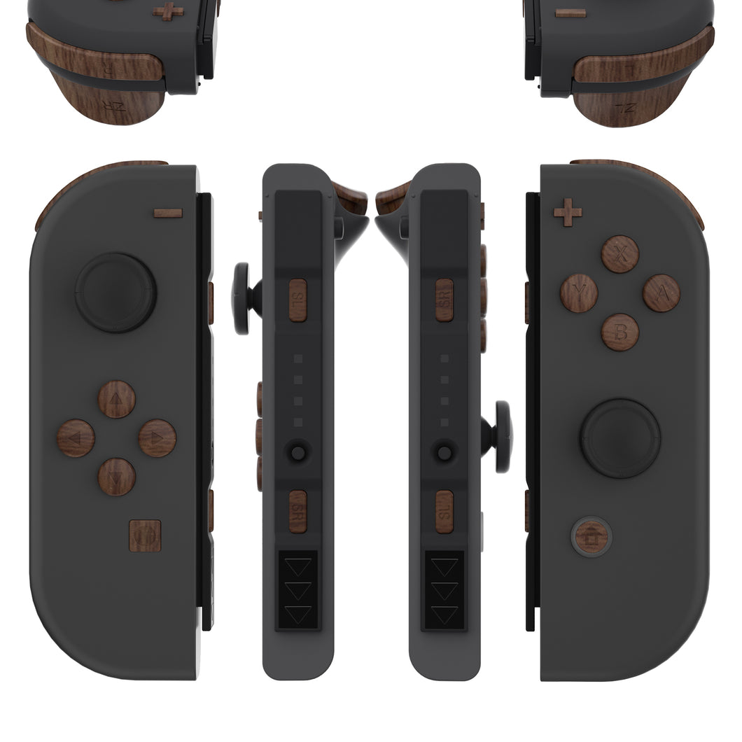 Wooden Grain 21in1 Button Kits For NS Switch Joycon & OLED Joycon-AJ601WS - Extremerate Wholesale