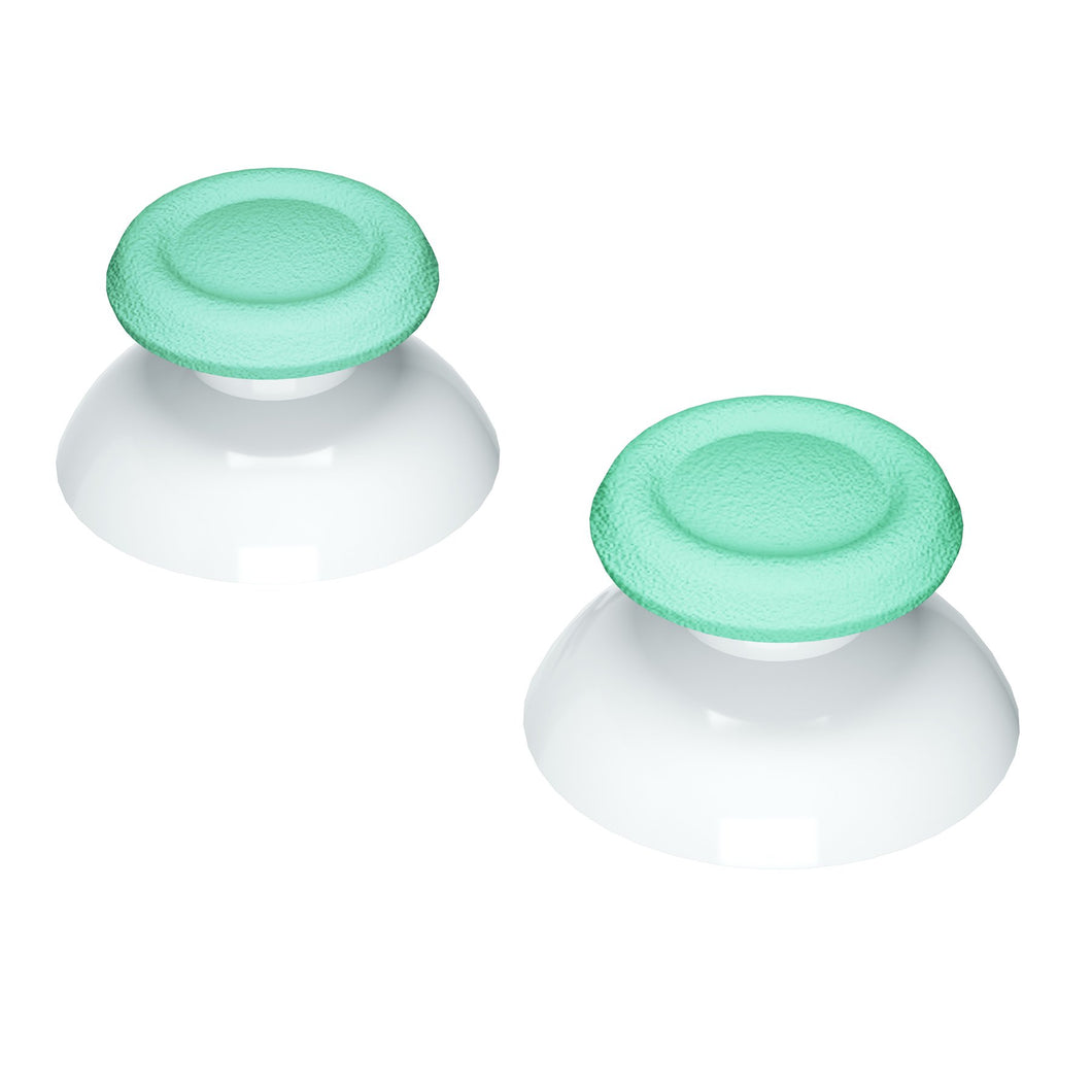 Mint Green & White Thumbsticks Compatible With PS4 Controller-P4J0130WS