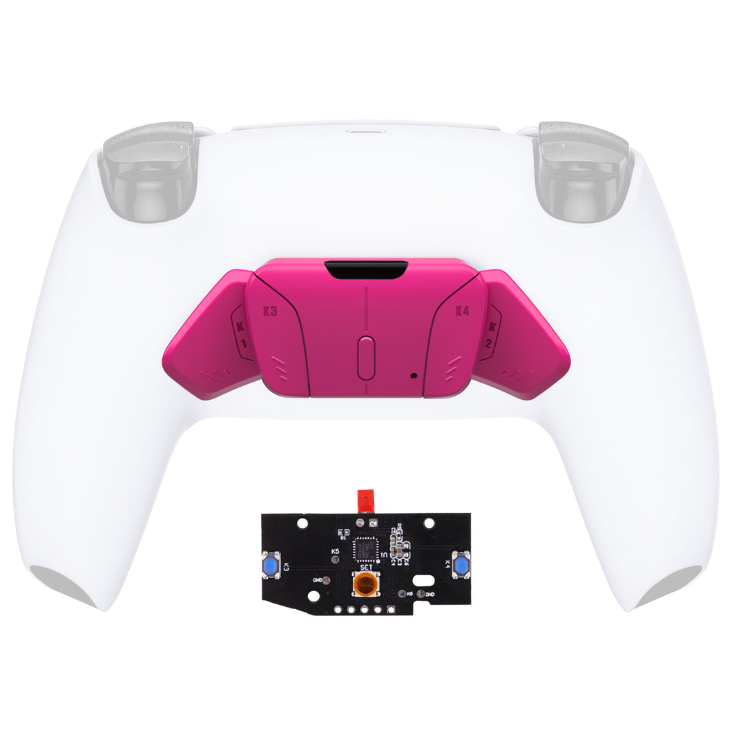 Turn Rise To Rise4 Kit-Solid Nova Pink Redesigned K1 K2 K3 K4 Back Buttons Housing & Remap PCB Board Compatible With PS5 Controller Extremerate Rise & Rise4 Remap Kit-VPFM5008P - Extremerate Wholesale