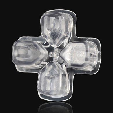 Transparent Clear White Dpad Compatible With PS4 Controller-P4J0523 - Extremerate Wholesale