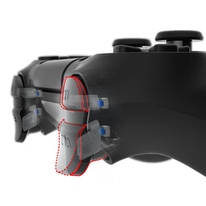 Tactile Version Clicky Hair Trigger Kit Compatible With PS4 CUH-ZCT2 Controller Shoulder Buttons, Custom Tactile Bumper Trigger Buttons Compatible With PS4 Slim Pro Controller JDM-040/050/055-P4MD002 - Extremerate Wholesale
