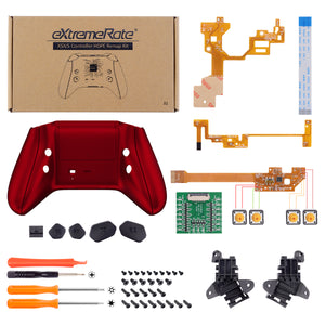 Vampire Red Hope Remappable Remap Kit With Upgrated Boards + Redesigned Back Shell + Side Rails + Back Buttons For Xbox Series X/S Controller & Xbox Core Controller-RX3P3003 - Extremerate Wholesale