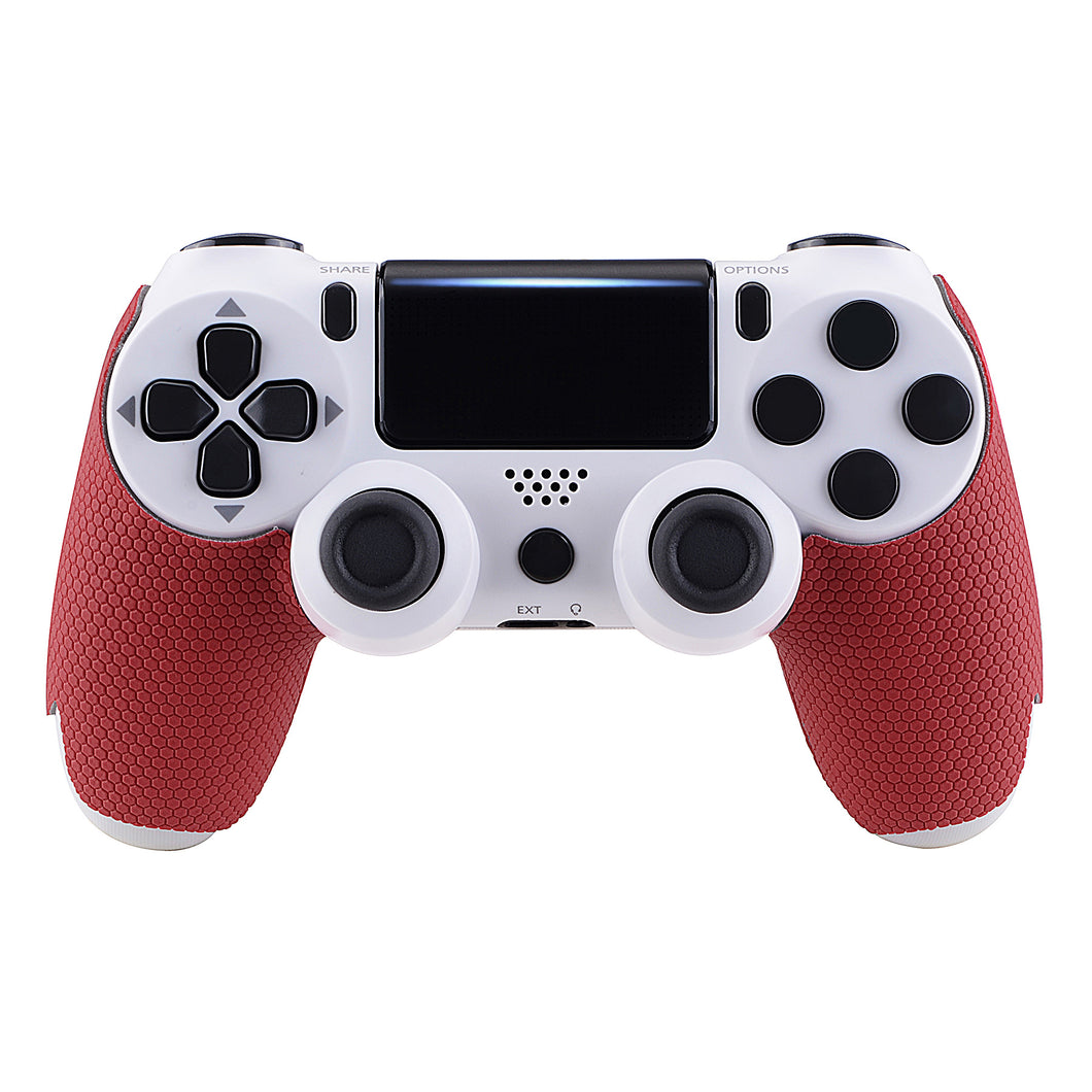 Red Professional Anti Slip Handle Grips Compatible With PS4 Controller-GC00156
