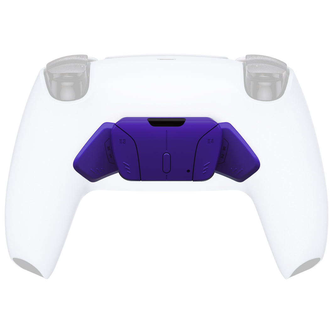 Solid Galactic Purple Replacement Redesigned K1 K2 K3 K4 Back Buttons Housing Shell Compatible With PS5 Controller Extremerate Rise4 Remap Kit-VPFM5006