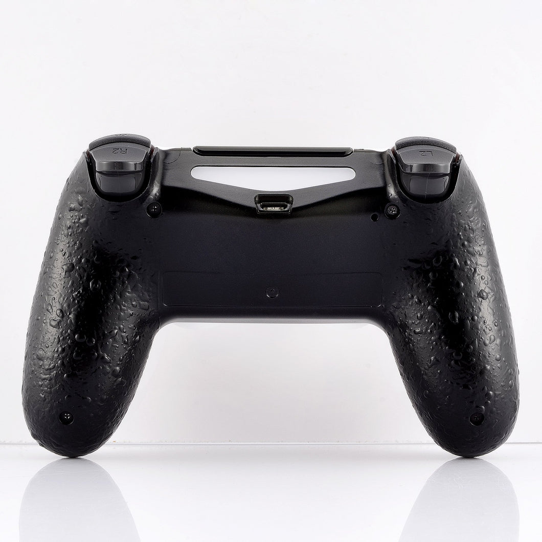 Rubberized Black Back Shell Compatible With PS4 Gen2 Controller-SP4BR01WS