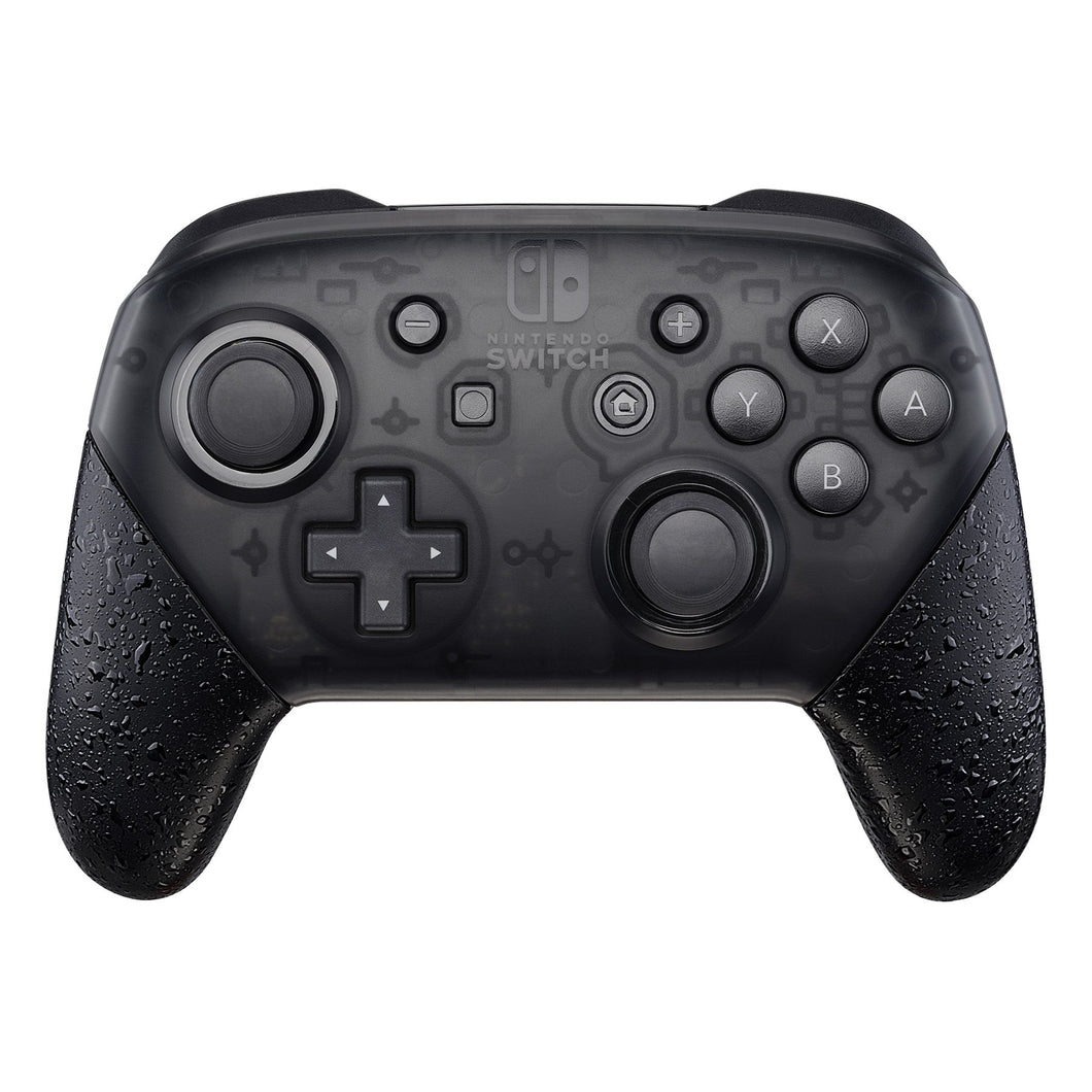 Rubberized Black Handle Grips For NS Pro Controller-GRP312WS