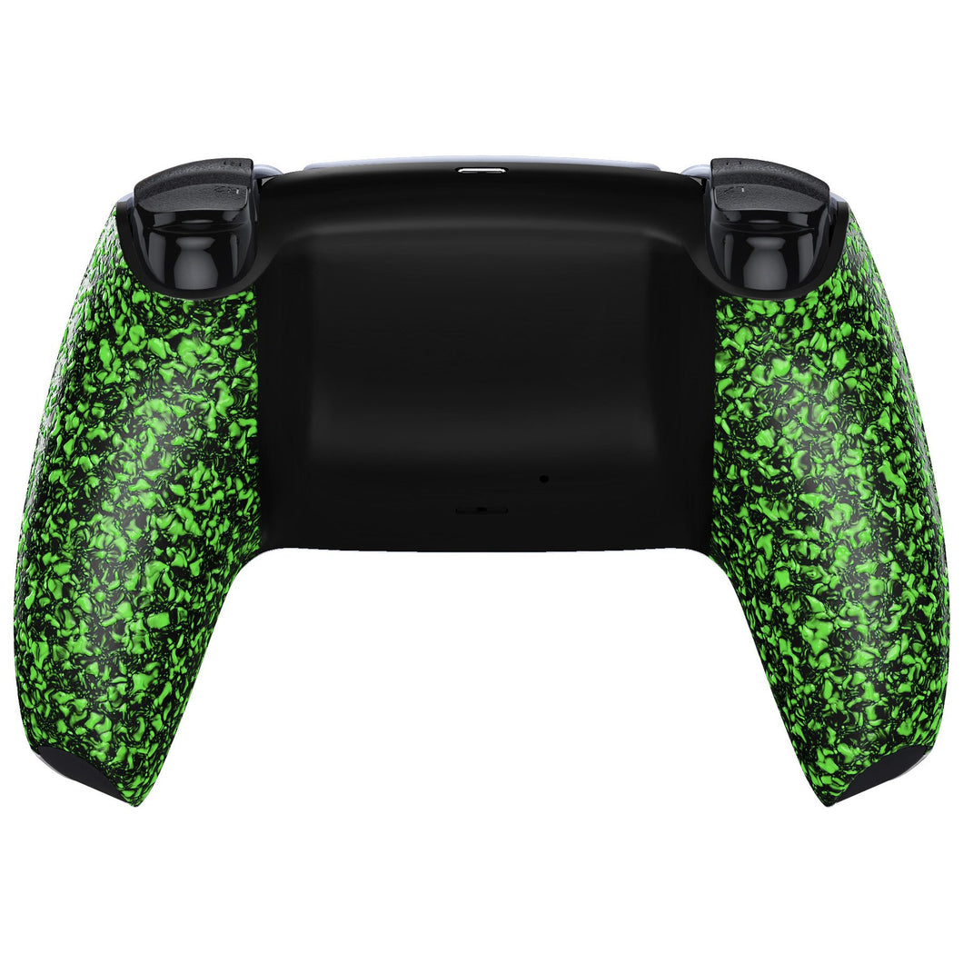 Rubberized Green Black Back Shell Compatible With PS5 Controller-DPFP3017WS
