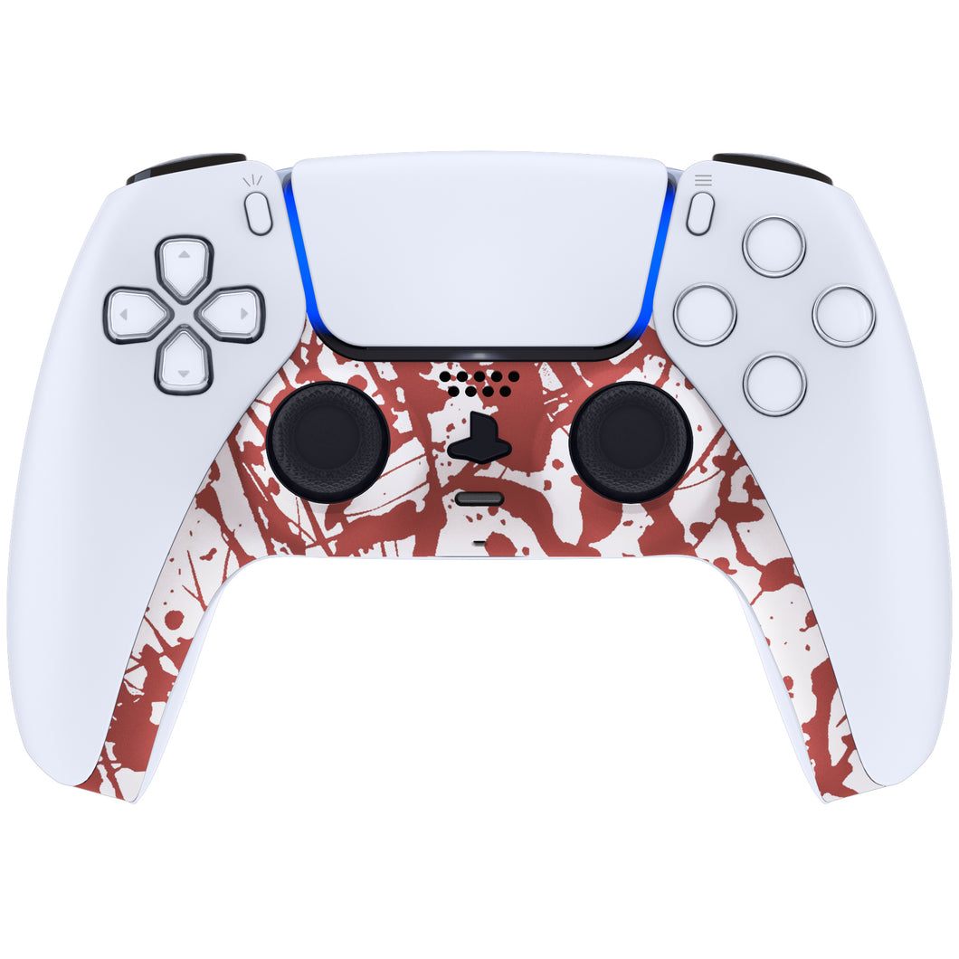 Soft Touch Blood Sacrifice Decorative Trim Shell With Accent Rings Compatible With PS5 Controller-GPFS2005WS