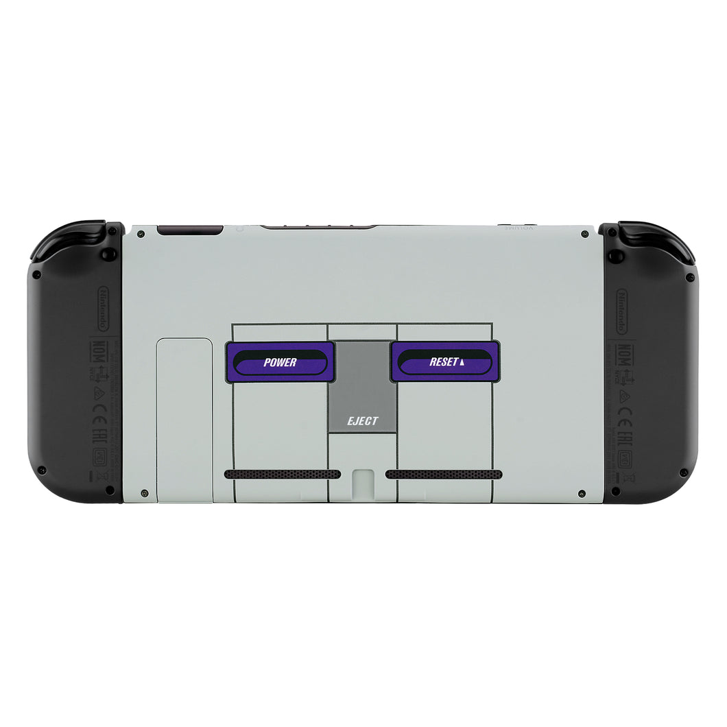 Soft Touch Classics SNES Style Backplate With Kickstand For NS Console-ZT103WS
