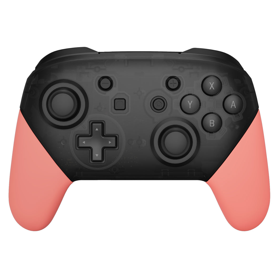 Coral Pink Handle Grips For NS Pro Controller-GRP346WS
