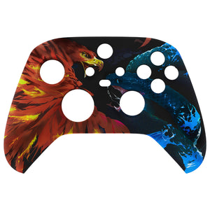 Soft Touch Fire Eagle vs Ice Snake Front Shell For Xbox Series X/S Controller-FX3T157WS - Extremerate Wholesale