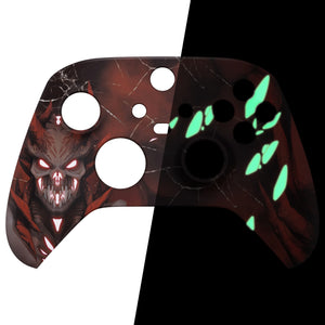Soft Touch Glow In Dark - Scarlet Demon Front Shell For Xbox Series X/S Controller-FX3T178WS - Extremerate Wholesale