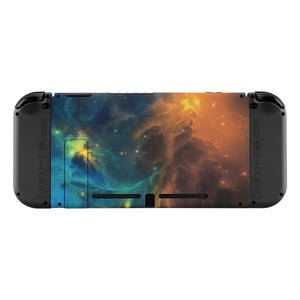 Soft Touch Gold Nebula Backplate With Kickstand For NS Console-ZT104WS - Extremerate Wholesale