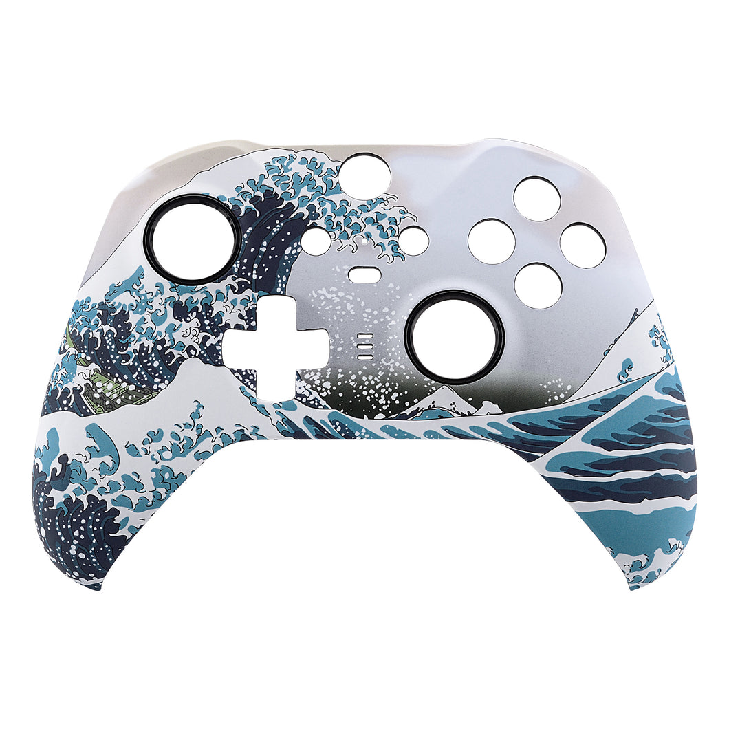 Soft Touch Great Wave Kanagawa Front Shell For Xbox One-Elite2 Controller-ELT106WS