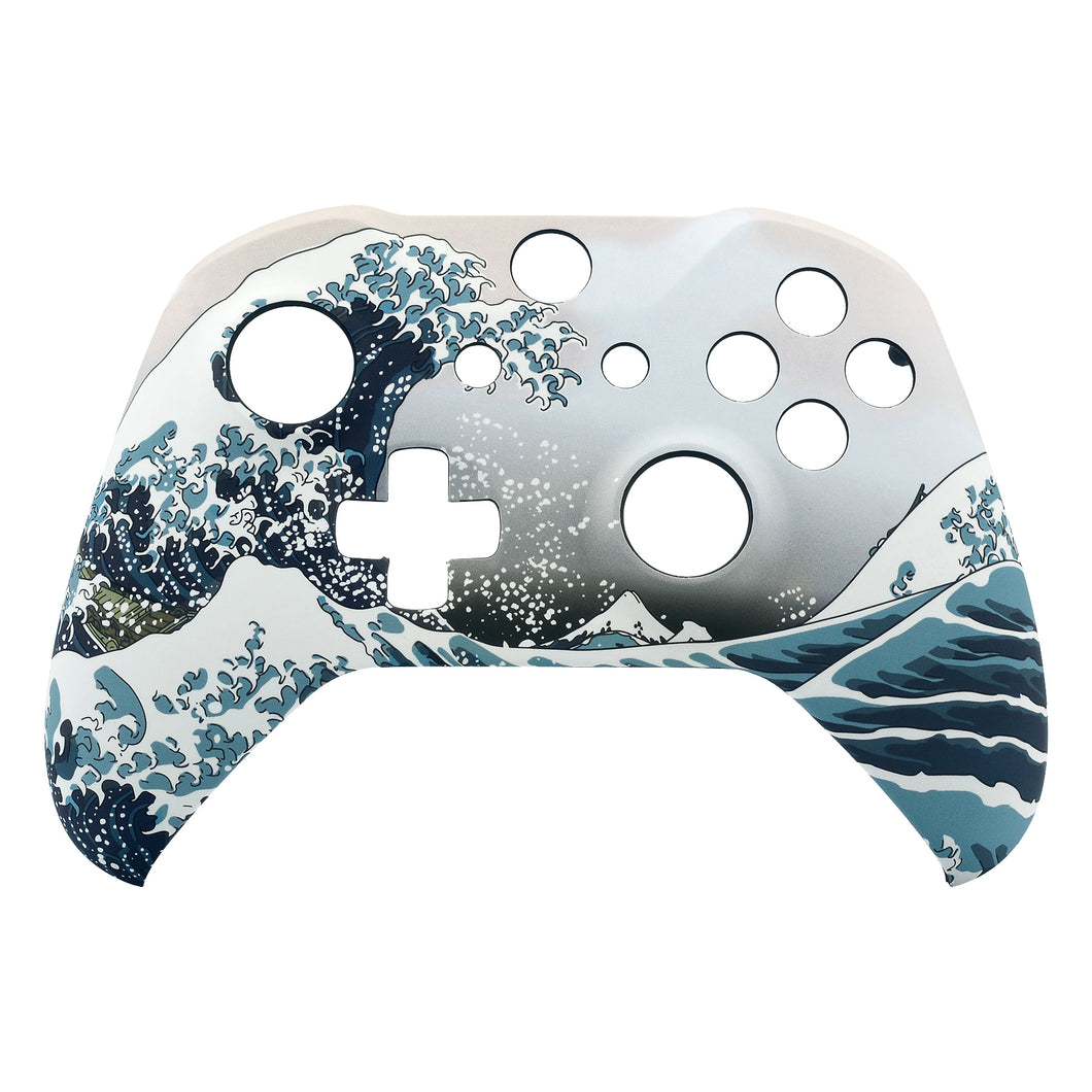 Soft Touch Great Wave Kanagawa Front Shell For Xbox One S Controller-SXOFT17XWS