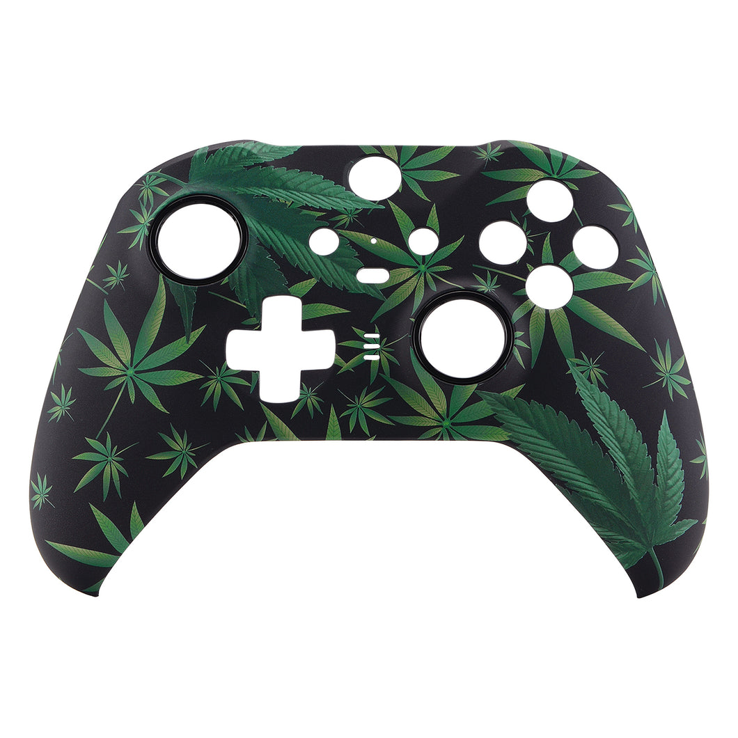 Soft Touch Green Weeds Front Shell For Xbox One-Elite2 Controller-ELT111WS