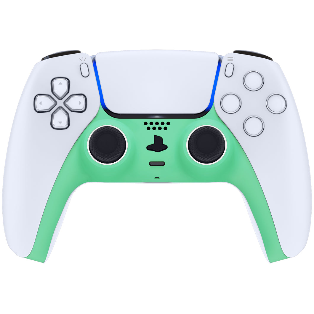 Mint Green Decorative Trim Shell With Accent Rings Compatible With PS5 Controller-GPFP3011WS