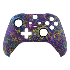 Soft Touch Neon Novel Front Shell For Xbox One-Elite2 Controller-ELT127WS - Extremerate Wholesale