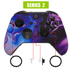 Soft Touch Origin of Chaos Front Shell For Xbox One-Elite2 Controller-ELT109WS - Extremerate Wholesale