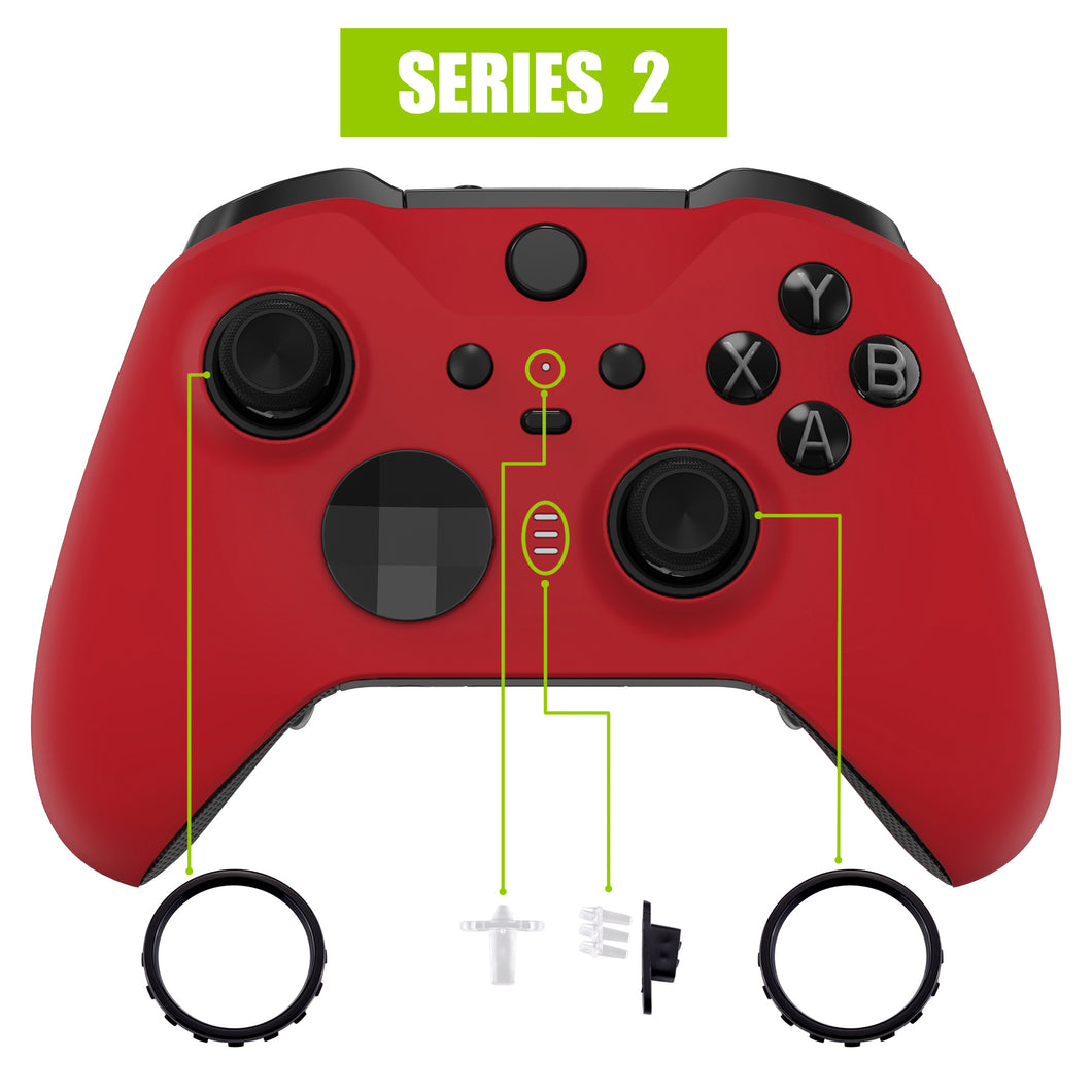 Passion Red Front Shell For Xbox One-Elite2 Controller -ELP332WS