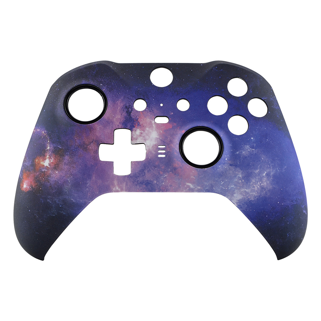 Soft Touch Purple Galaxy Front Shell For Xbox One-Elite2 Controller-ELT101WS
