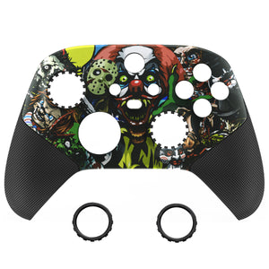Soft Touch Scary Party ASR Version Performance Rubberized Grip Front Housing Shell With Accent Rings For Xbox Series X/S Controller & Xbox Core Controller-FX3C1005WS - Extremerate Wholesale