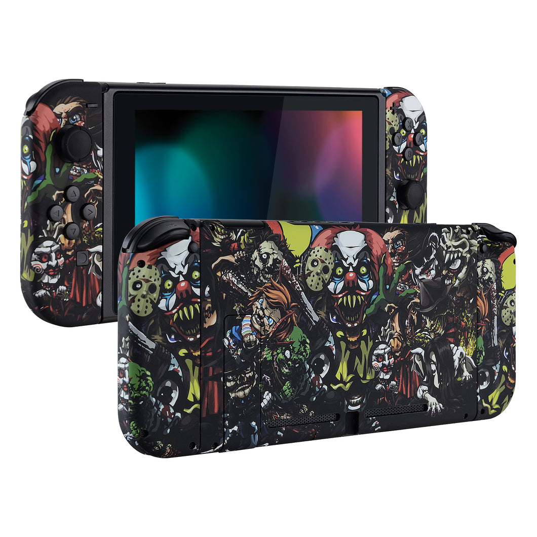 Soft Touch Scary Party Full Shells For NS Joycon-Without Any Buttons Included-QT108WS - Extremerate Wholesale