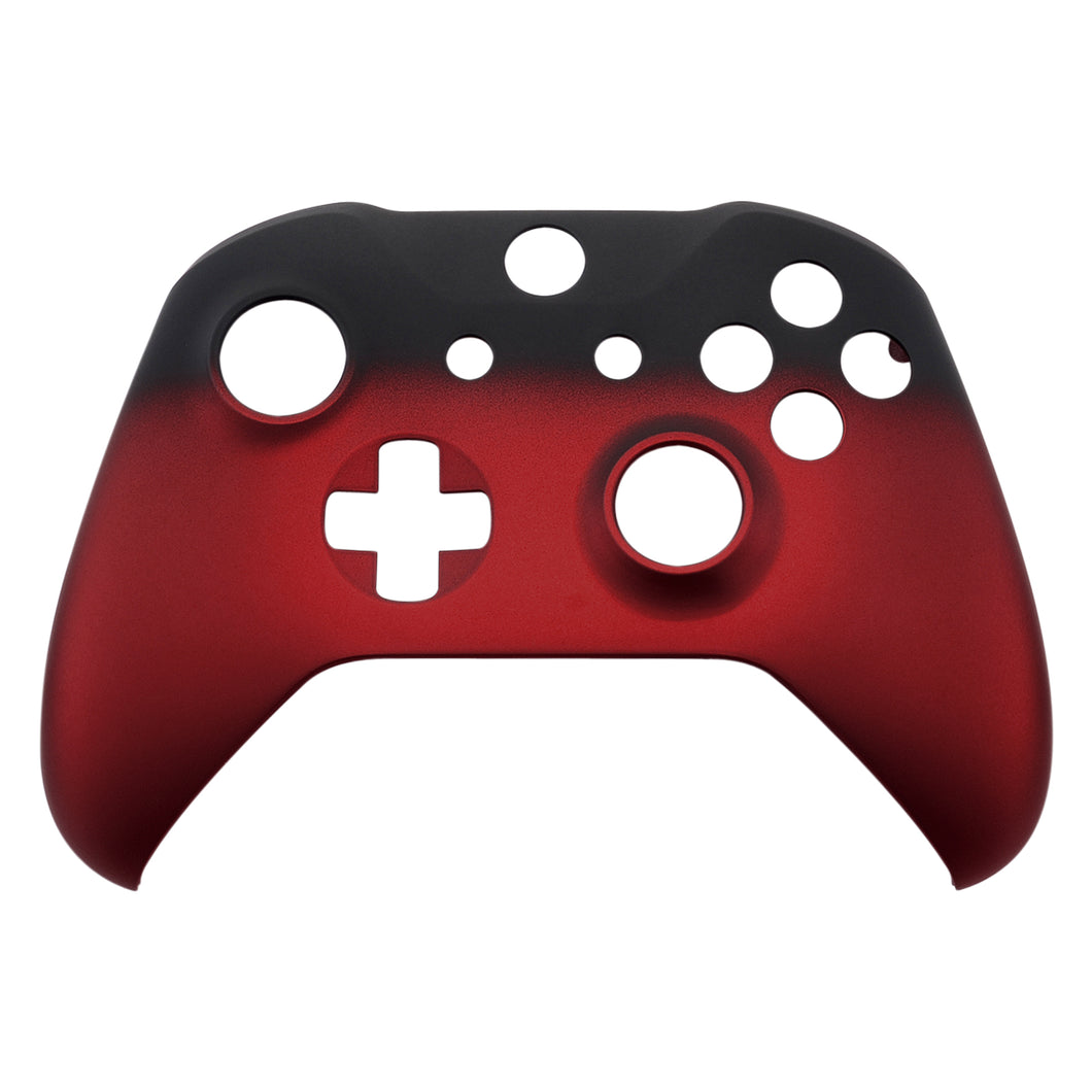 Soft Touch Shadaw Red Replacement Front Shell For Xbox One S Controller-SXOFX10WS