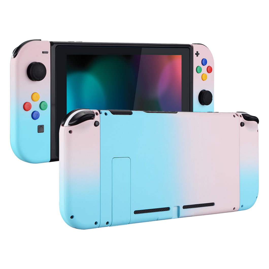 Shadow Heaven Blue Cherry Blossoms Pink Full Shells For NS Joycon-Without Any Buttons Included-QP328WS