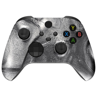 Soft Touch Silver Wave Front Shell For Xbox Series X/S Controller-FX3T169WS - Extremerate Wholesale