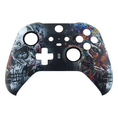 Soft Touch Tiger Skull Front Shell For Xbox One-Elite2 Controller-ELT113WS - Extremerate Wholesale