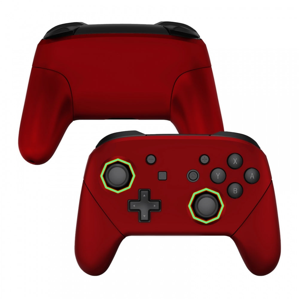 Pro Controller Octagon Shell Vampire Red Octagonal Gated Sticks Full Shells And Handle Grips For NS ...