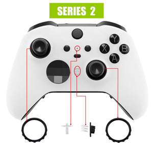 White Front Shell For Xbox One-Elite2 Controller-ELP308WS - Extremerate Wholesale