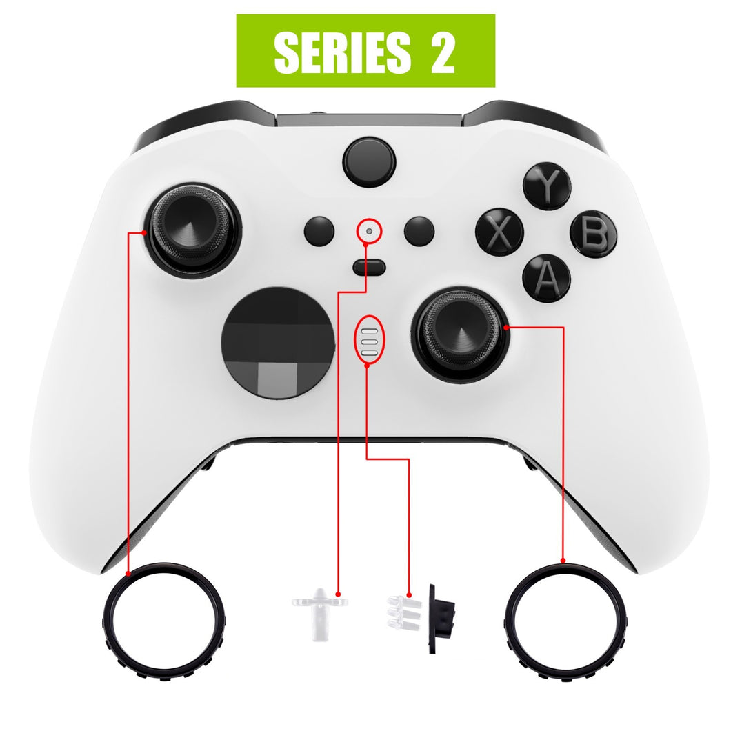 White Front Shell For Xbox One-Elite2 Controller-ELP308WS
