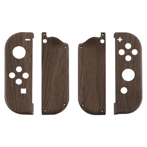 Soft Touch Wooden Grain Shells For NS Switch Joycon & OLED Joycon-CS201WS - Extremerate Wholesale